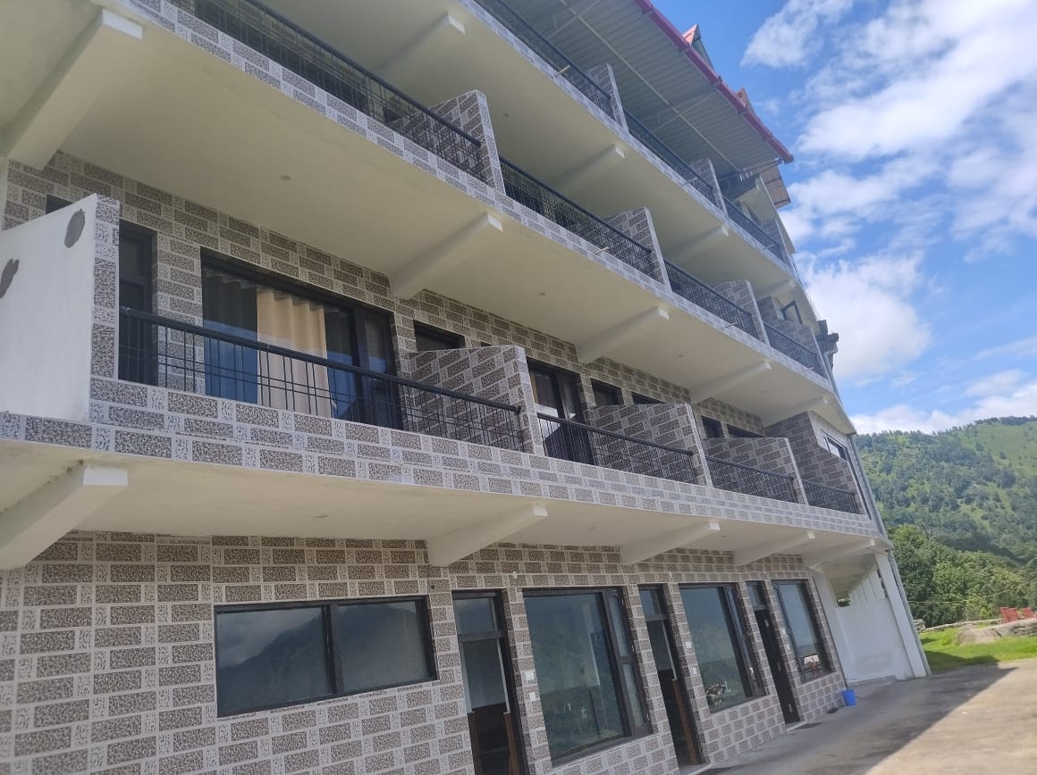 Panchachuli Peaks View From Milam Inn Munsiyari Panchachuli Peaks View From Milam Inn Munsiyari